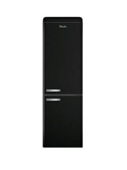 Swan Sr11020B 60Cm Retro Fridge Freezer - Black